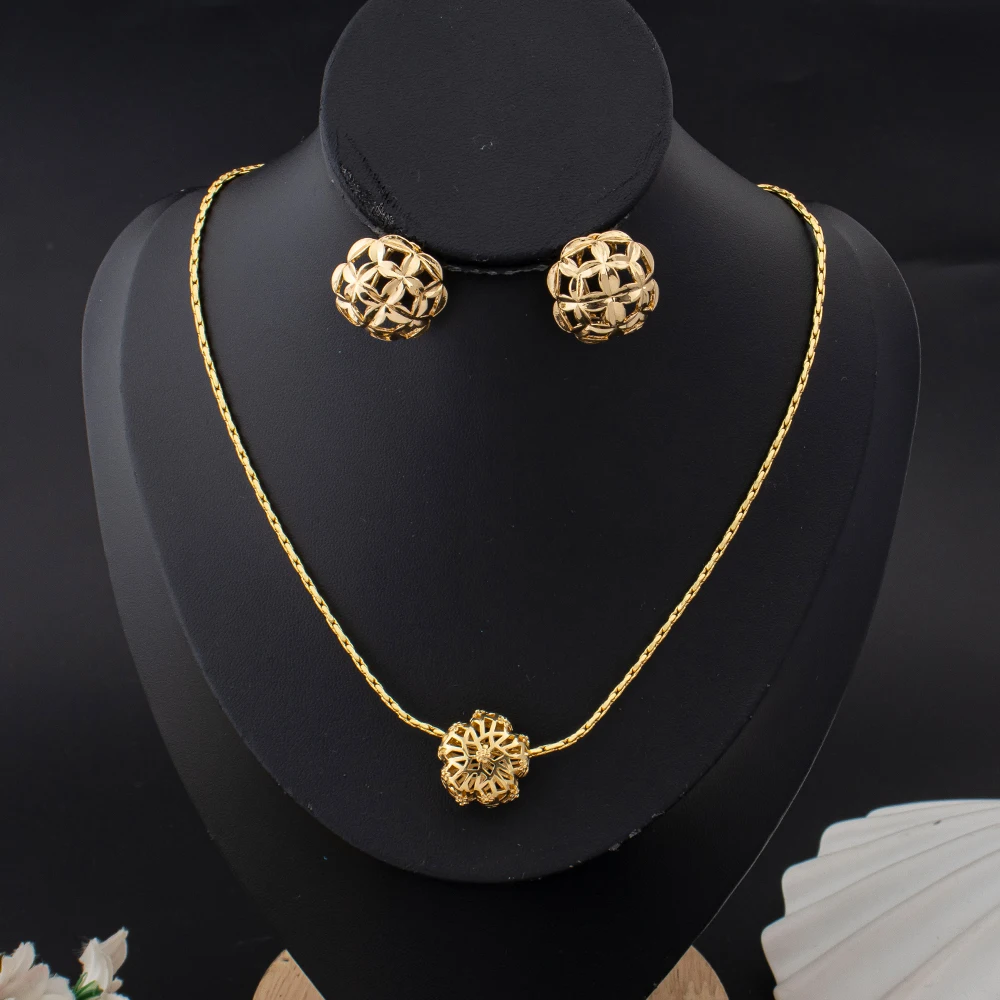 Edelstahl Hohle Anhänger-Ohrringe 2er-Set Geometrischer Schmuck Accessoires Damen Alltagsschmuck Mode-Schmuck Geschenke – Detail 3