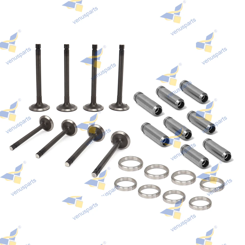 V2203 Vavle Kit For Kubota F2803 D1703 D1503 V1903 D1403 Engine Intake Exhaust Valve With Seat Guide