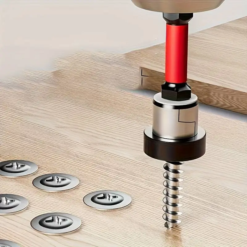 5pcs Heavy-Duty Magnetic Drill Bits, Anti-Slip & Impact-Resistant, Magnetic Tip for Secure Positioning, Oxide Finish