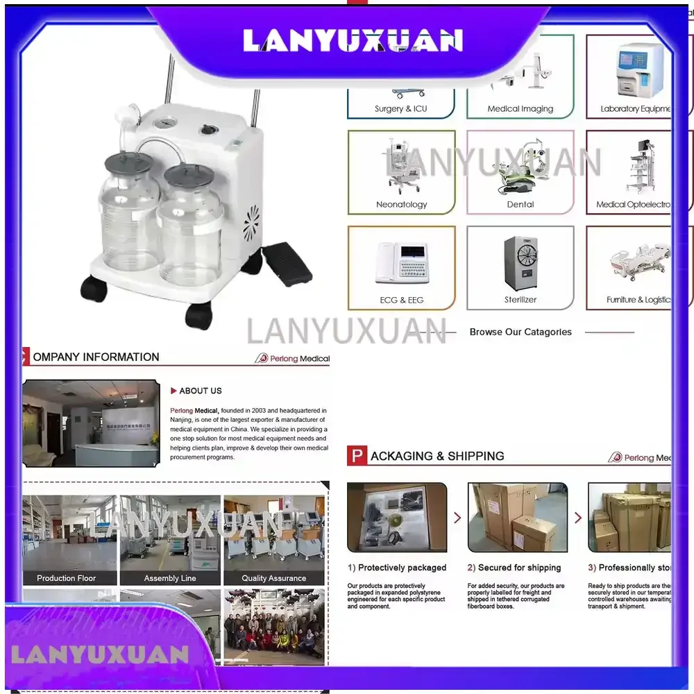 

Электрический аспиратор YX932D для медицинского использования, портативный вакуумный отсос для больниц, клиник, лабораторий и экстренной помощи