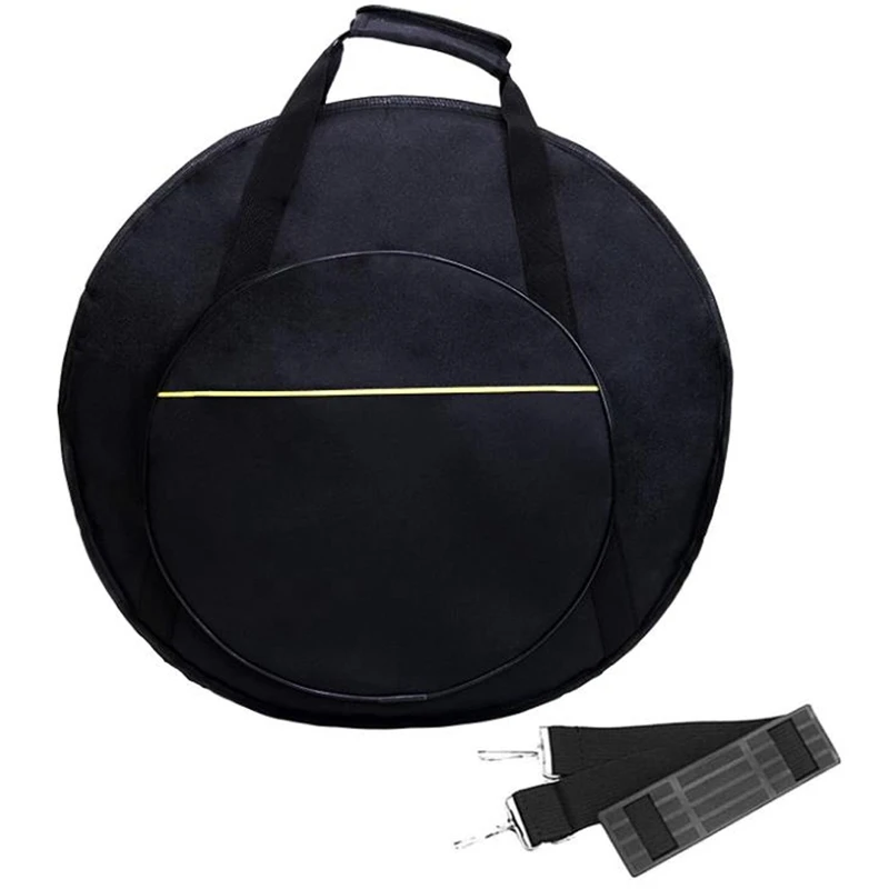 22 Inch Cymbal Gig Bag With Carry Handle And Backpack Straps,10Mm Thick Padded Cotton For Perfect Protection,For Storage