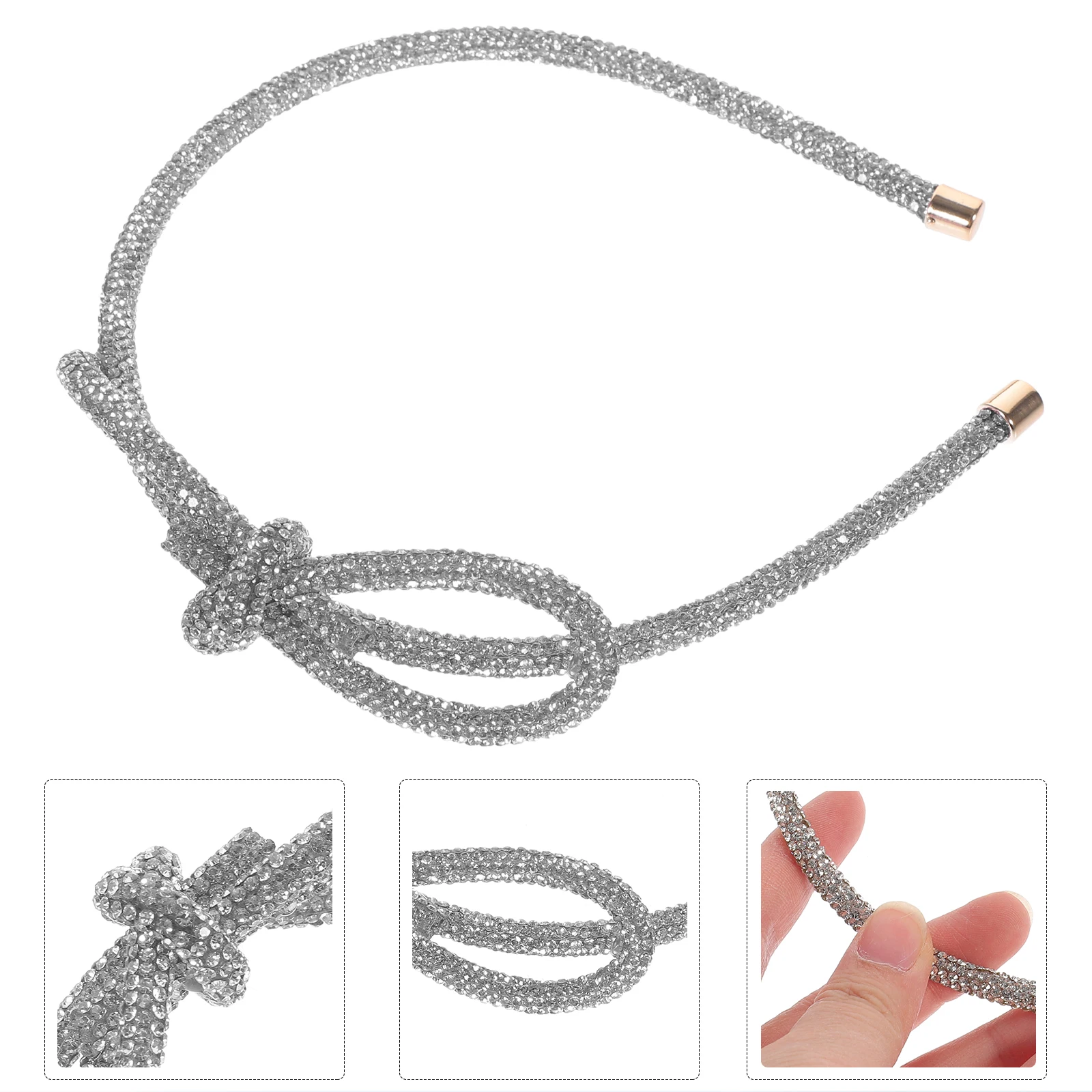 

Rhinestone Headb Bow Headb Hairb s for Hair Accessories For Bride Women Wedding Bridal Headdress Hair Accessories Girls