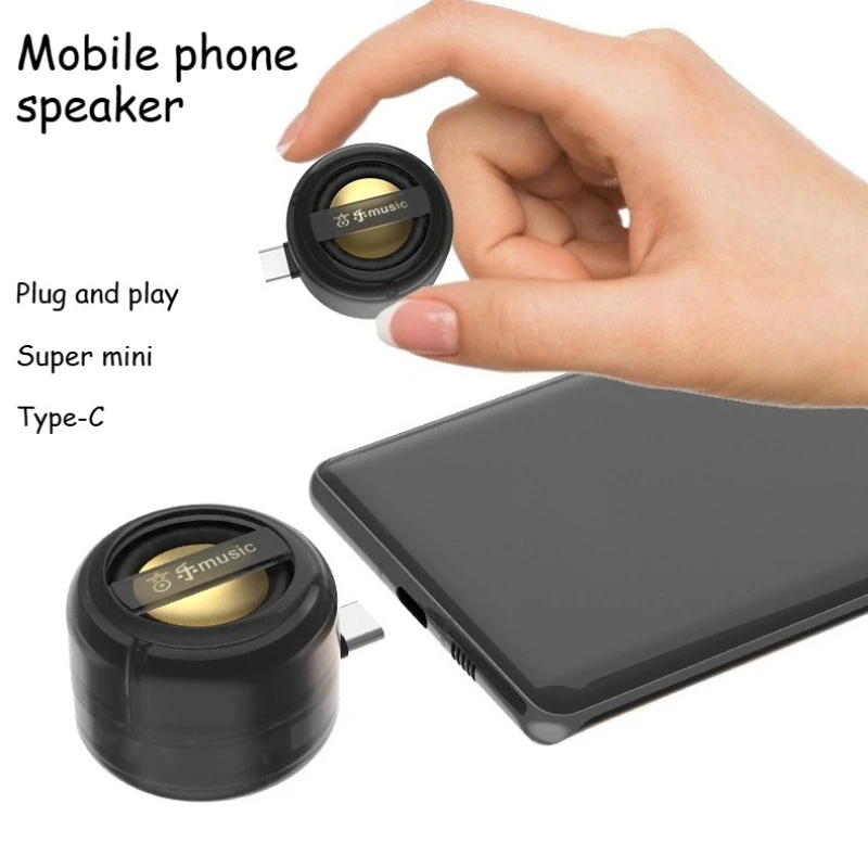 Hotsale alto tipo-c plug-in amplificador de som para o telefone portátil mini alto-falantes bluetooth pequena caixa amplificador de som do telefone móvel