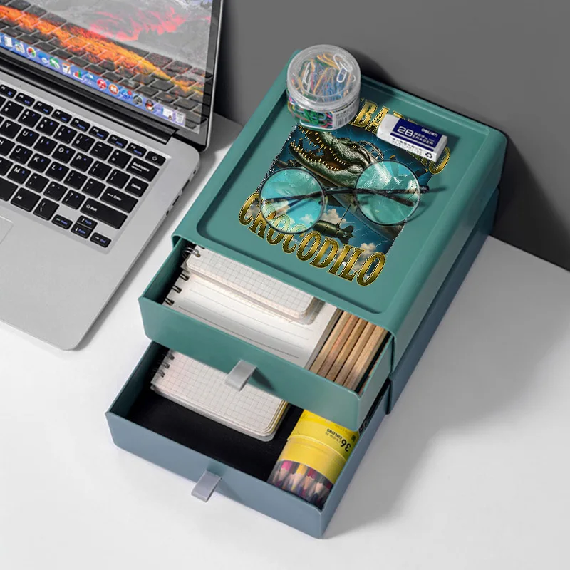 

Итальянский мозг, забавный мем, ящик с принтом, коробка Tung Sahur Bombardiro, крокодил, настольный ящик для хранения предметов, большая вместимость, чехол