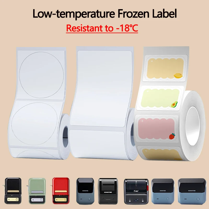 NIIMBOT B1/B2/B21/B31/B4/B203/B3S Refrigerator Freezer Fresh-keeping Box Label Paper Low-temperature Food Storage Sticker