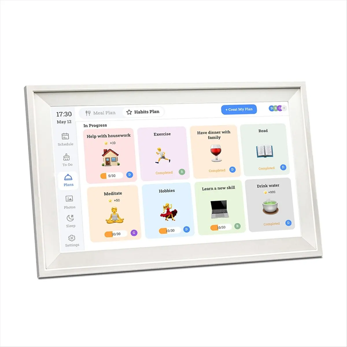 [Vend for]15.6inch WIFI Smart Digital Calendar Chore Chart HD Interactive Touchscreen Family Planner Hearth Digital Calenda (US)