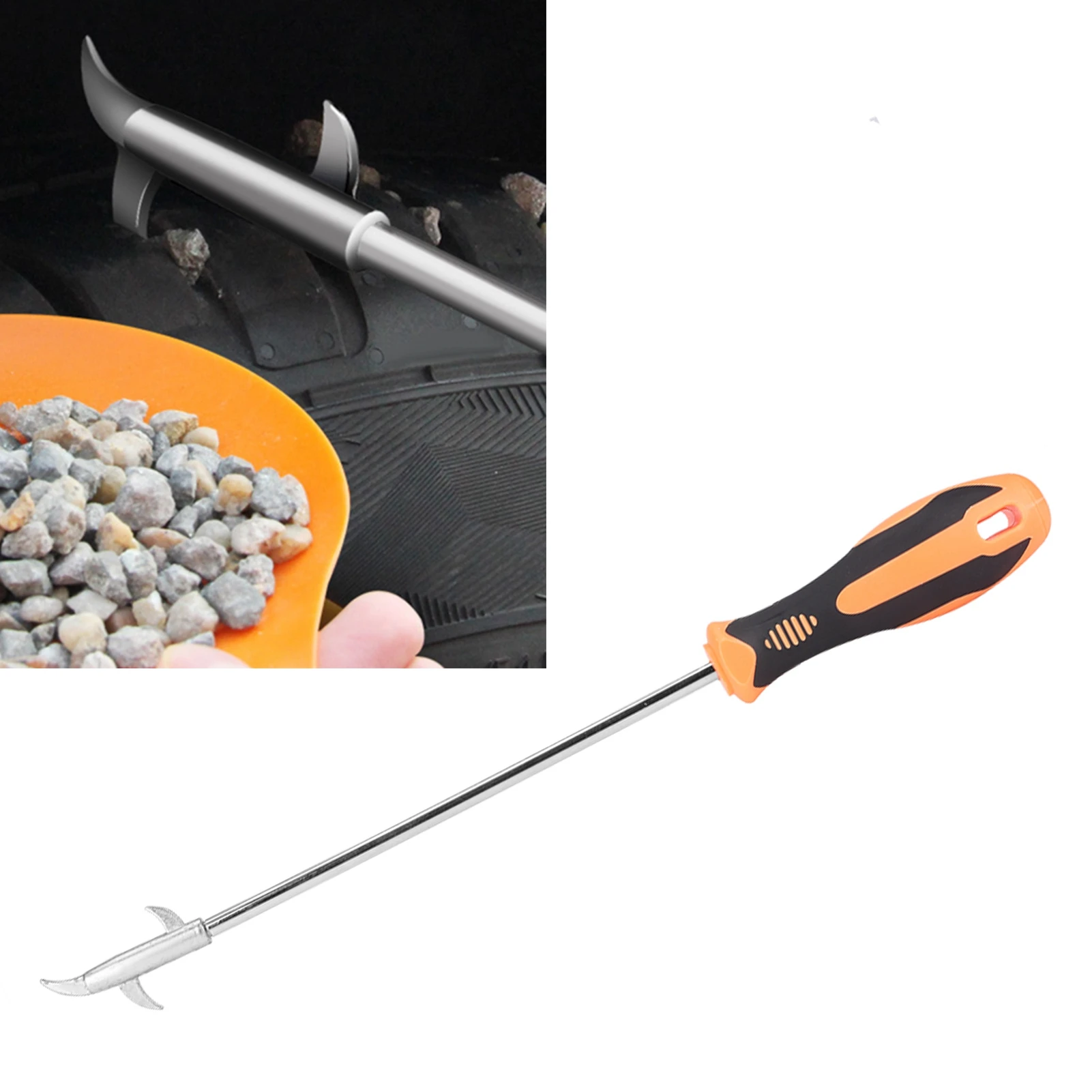 

Car Tire Tool Cleaning Hook Wheel Slot Stone Gravel Remover Car Tire stone Hook