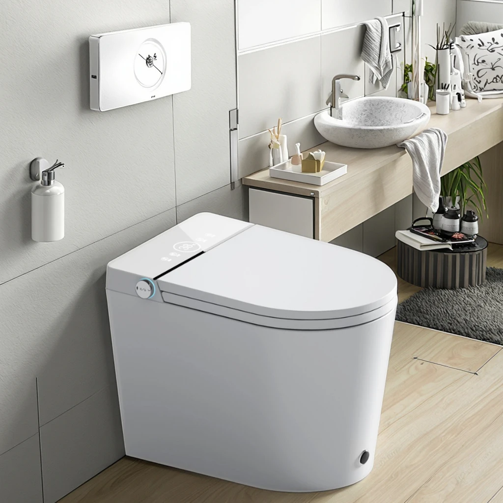Wholesale Cheap 110V/220V s Trap/p Trap Japanese Bathroom Auto Flush Intelligent Electric Bidet Automatic Wc Smart Toilet Bowl