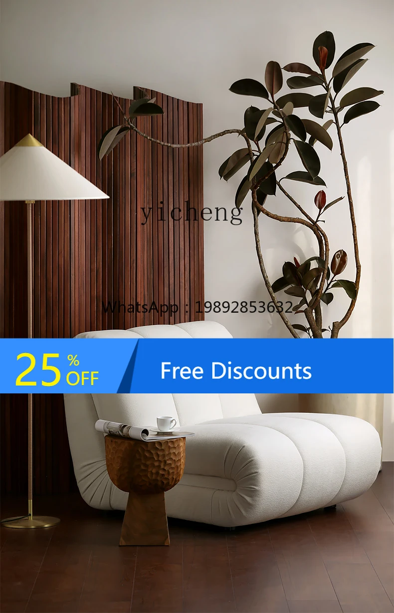 

LYY Cream Antique Sofa Home Kaola Fabric Leisure Chair Module Combination Sofa