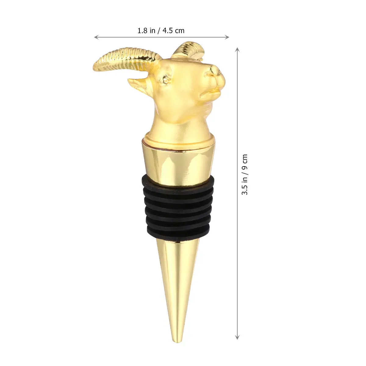 1Pcs Alloy Wine Bottle Stopper Creative Animal Shape Air Tight Seal for Wine Beer Soy Vinegar Bottles Bar Party