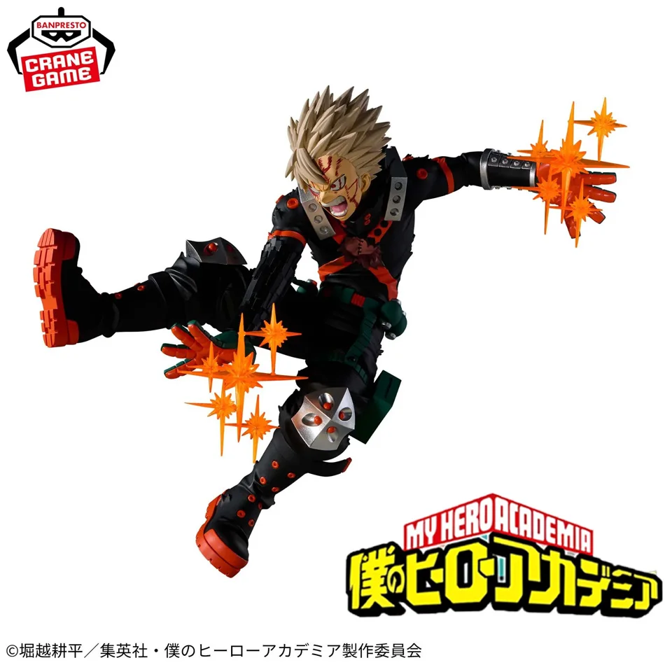 Hot 18 cm Anime Mijn Hero Academia Perifere Hero Bakugou Katsuki Actiefiguren PVC Model Decor Collectible Standbeeld Kerst speelgoed