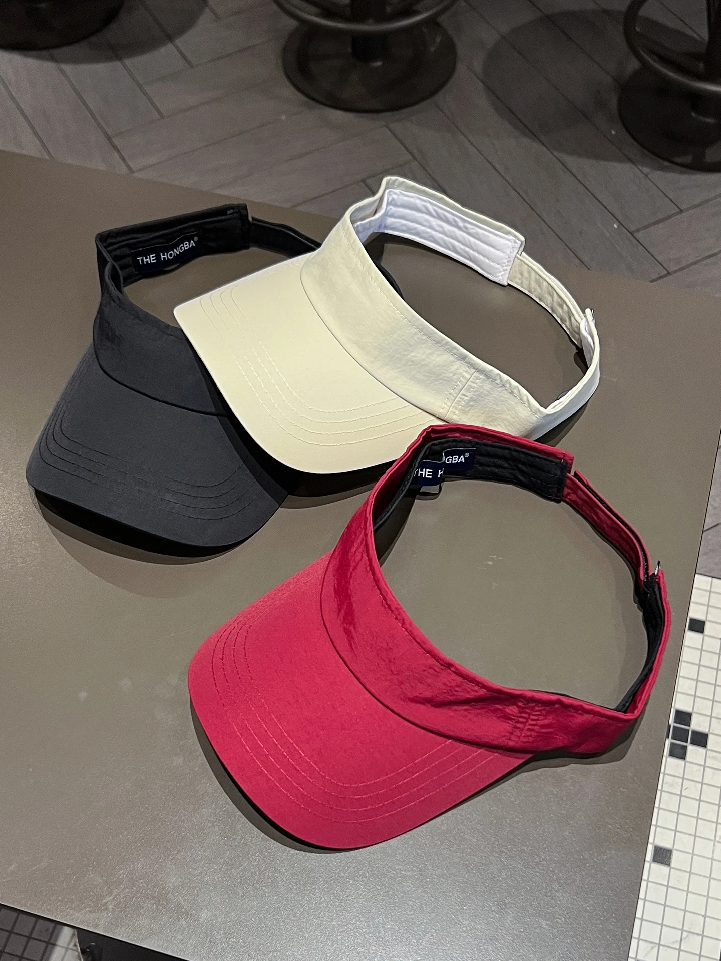 

Outdoor sports sunshade sunscreen hats for men and women, summer quick-drying empty top hats, simple running without top hats