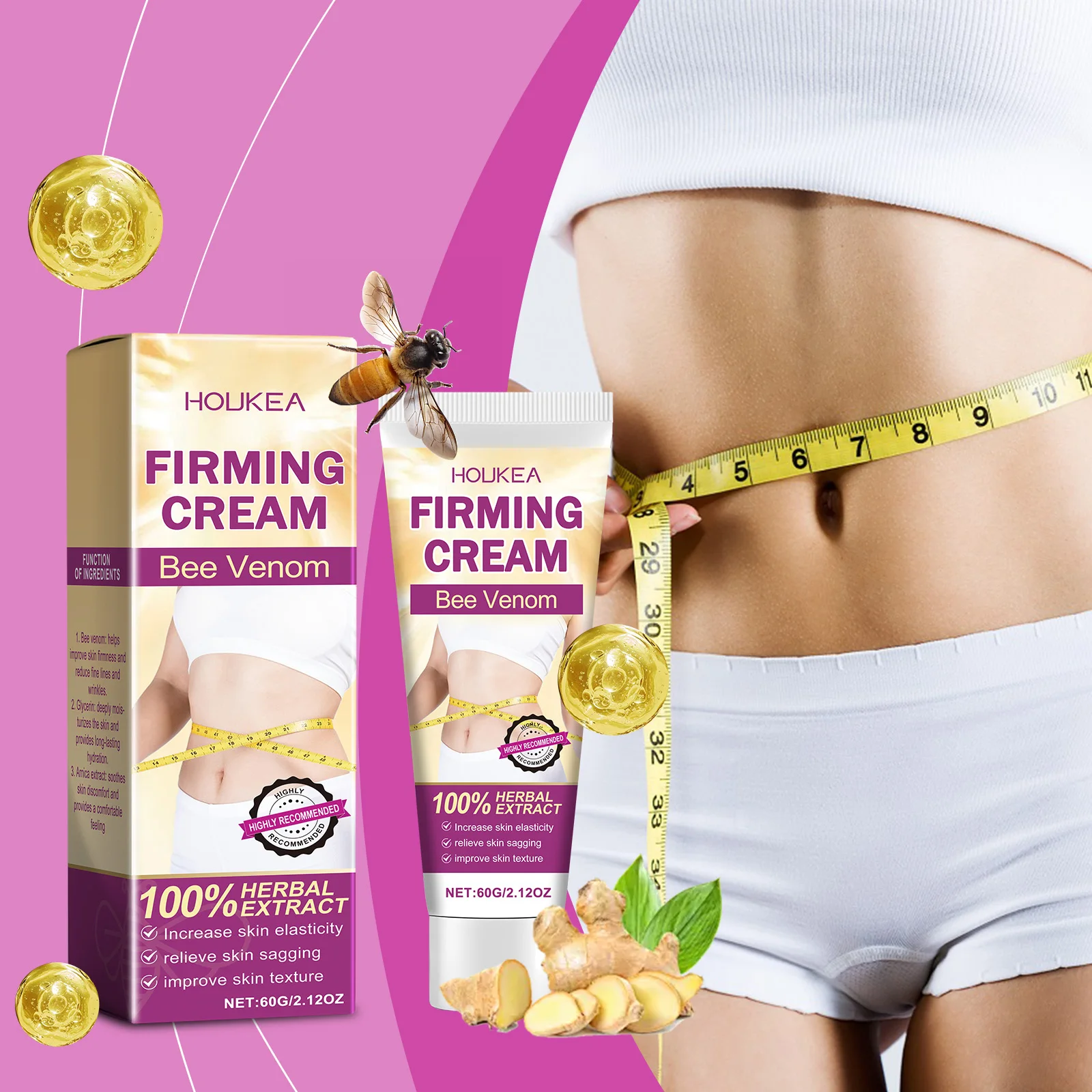 

Body Firming Cream Improve Skin Flabby Tighten Waist Belly Fat Burner Lift Breast Buttock Enhancer Anti Cellulite Hot Slim Cream