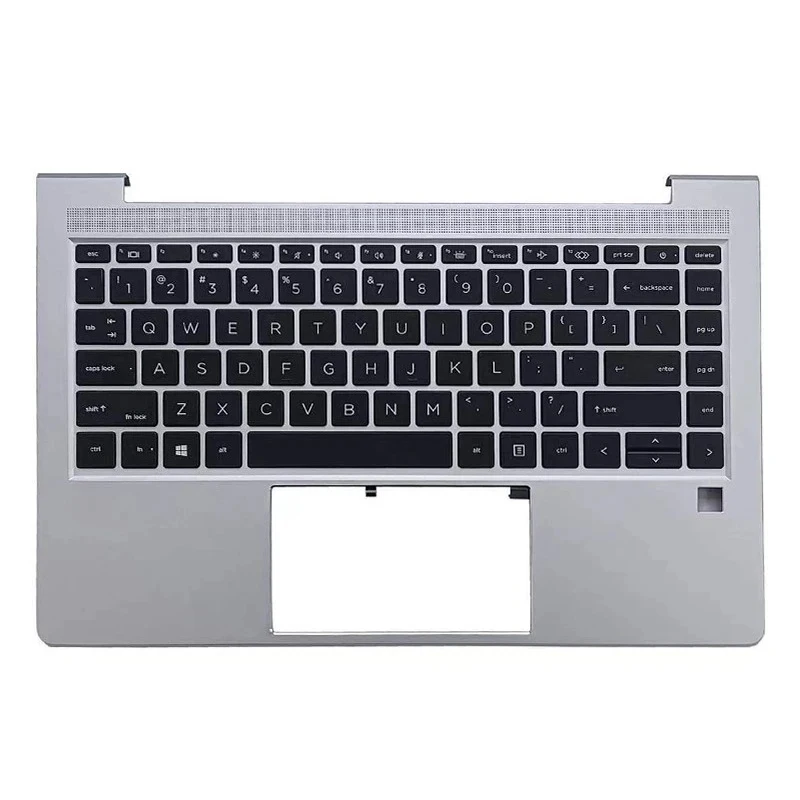 New replacement keyboard for HP Elitebook 640 645 G9 laptops, palm rest, top shell repair replacement parts.