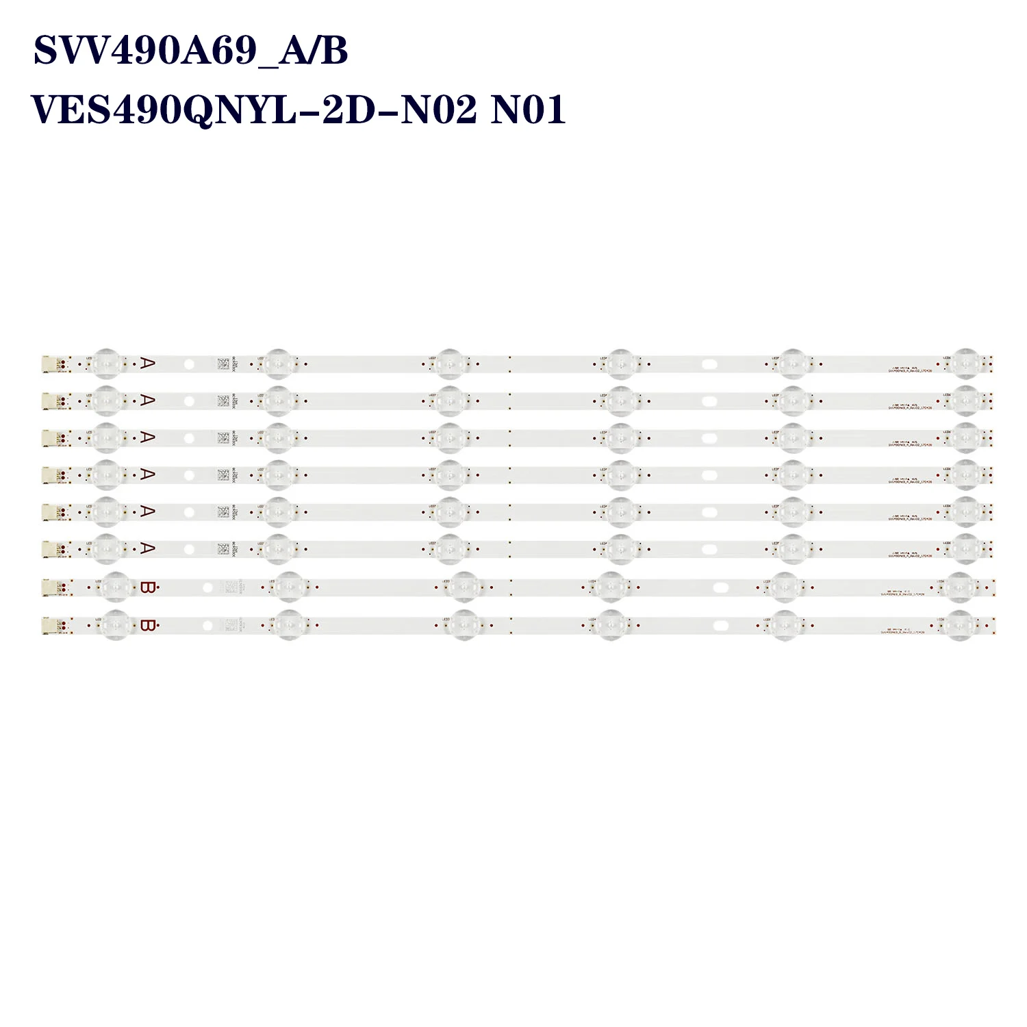 LED Backlight strip For 49GS352B DL49U500P4CWH TX-49FX352B TX-49GS550B JL.D49061330-078AS-M_V05