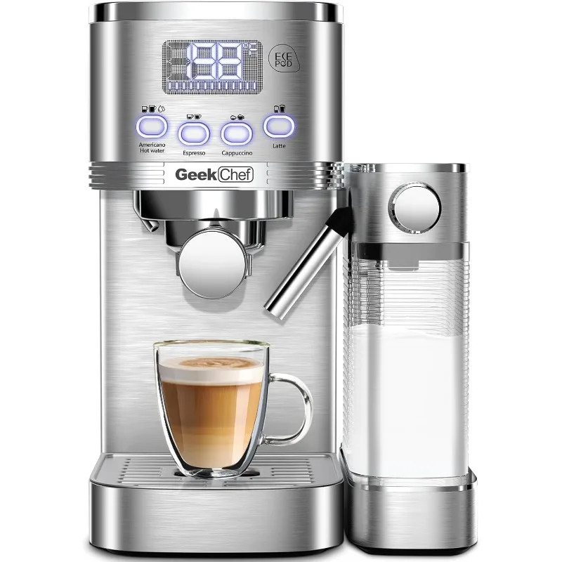 

Espresso Machine, Cappuccino Machines for Home, Latte Machine with Automatic Milk Frother, Coffee Maker with Filters