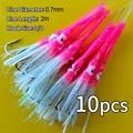 Pink-white  10PCS