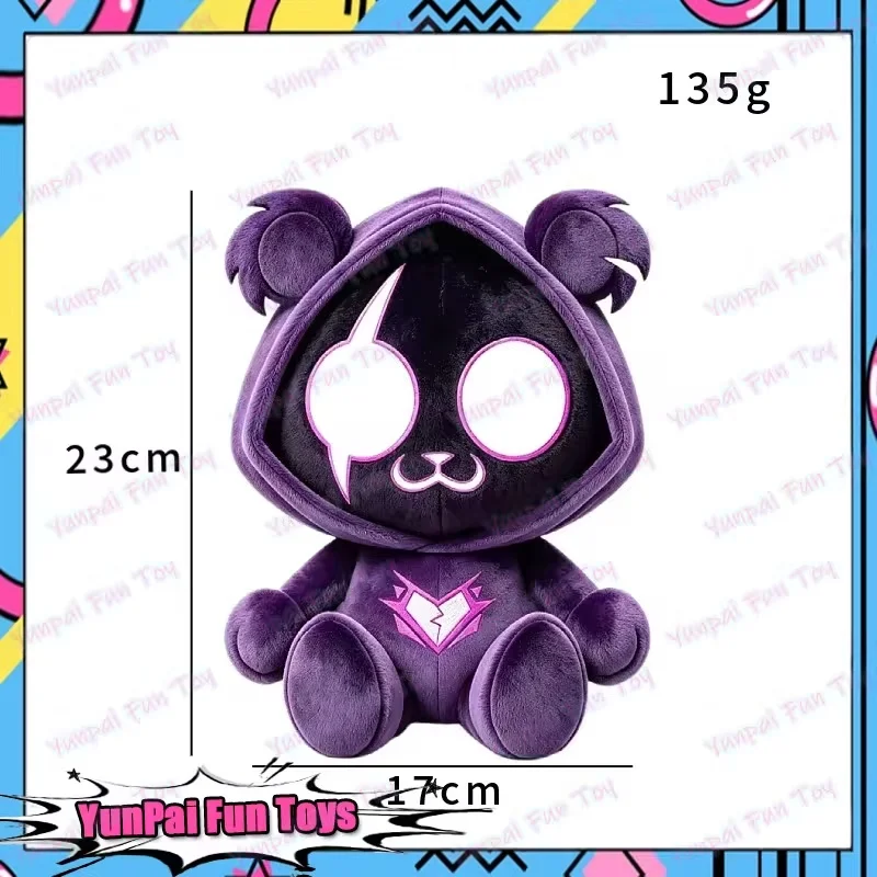 Fortnit Raven Team Leader Plush Toy Soft Stuffed Cartoon Doll Purple 23cm Collectible Home Decor For Game Lovers Birthday Gift