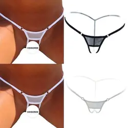 Erotik Knickers iç çamaşırı açık kasık seksi Mini iç çamaşırı külot Thongs külot