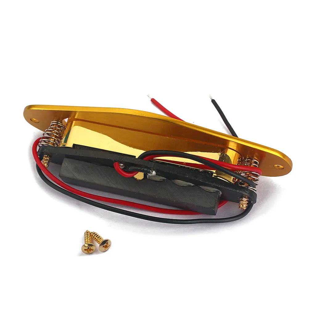 

Gold Plated Single Coil Pickup Neck Replacement Alnico 5 for Style Electric Guitar Parts Replacement Guitar Pickups