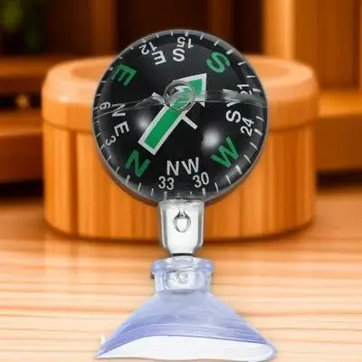 

Car Compass Ball Spherical Suction Cup Mount Auto Dashboard Navigation Tool For Vehicle Boat Truck Marine Use