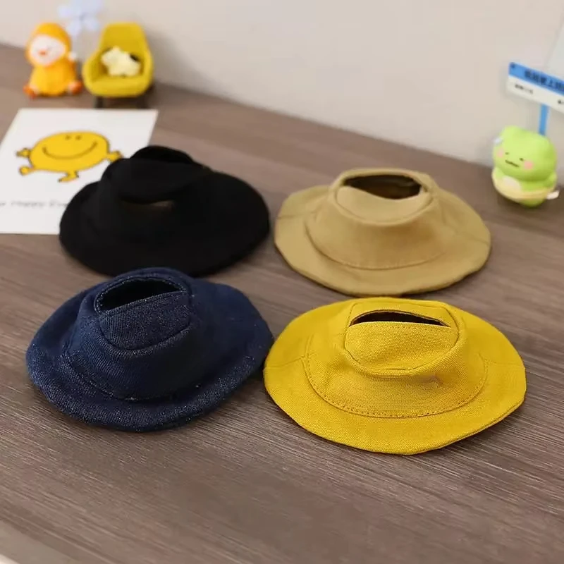 For 17cm LABUBU hat sit party macaron outfit doll bucket Hat Cute Doll Accessories Kids Girls Toys