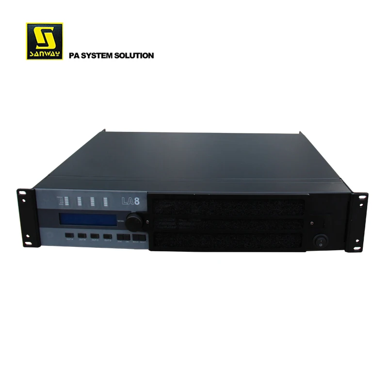 LA8 4 Channel Digital DSP Professional Audio Power Amplifier