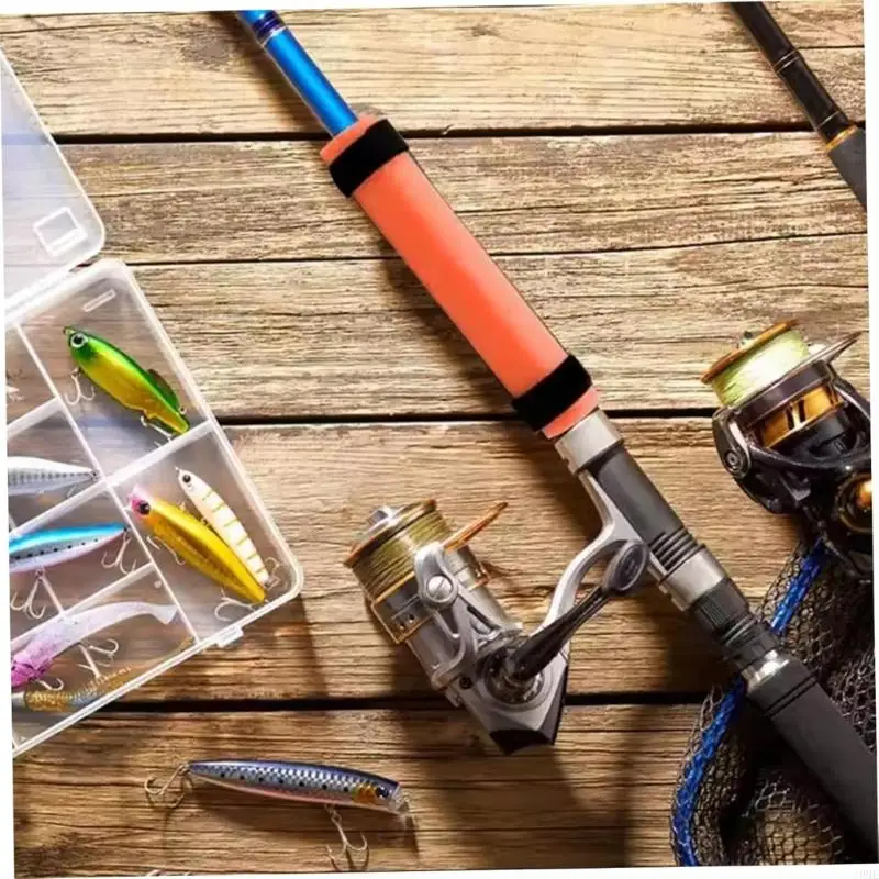 

Foam Fishing Rod Protective Sleeve With Side Opening For Safe Storage & Transport Rod Sponge Cover Cushion JOME