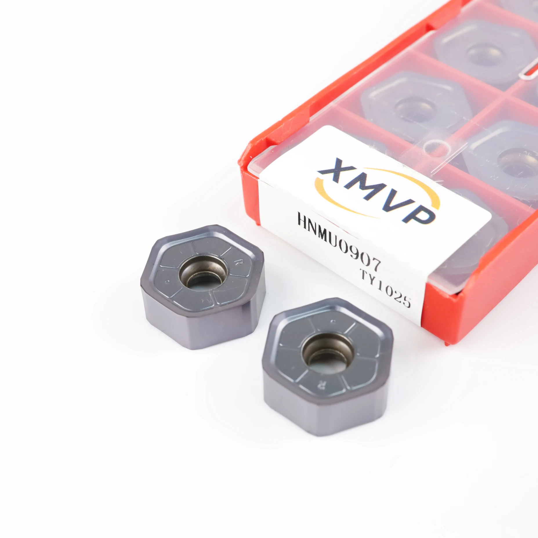 

XMVP 10 Pcs HNMU 0907 Carbide Cutter Milling Inserts Face Milling Cnc Inserts Cemented Carbide Cutting Tools HNMU 0906 For CNC
