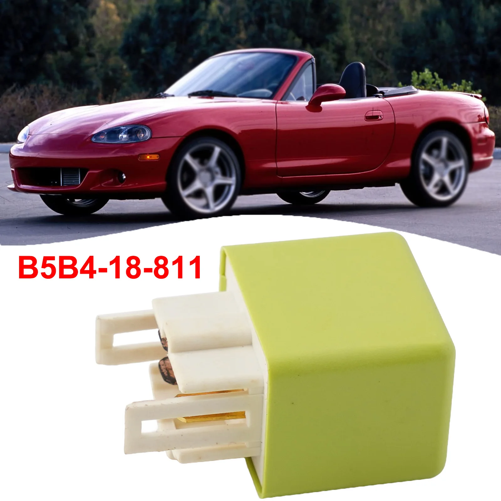 for durable Automotive Main Relay Parts ABS B5B4-18-811 Easy To Use Non Deformation Quick To Install  for durable