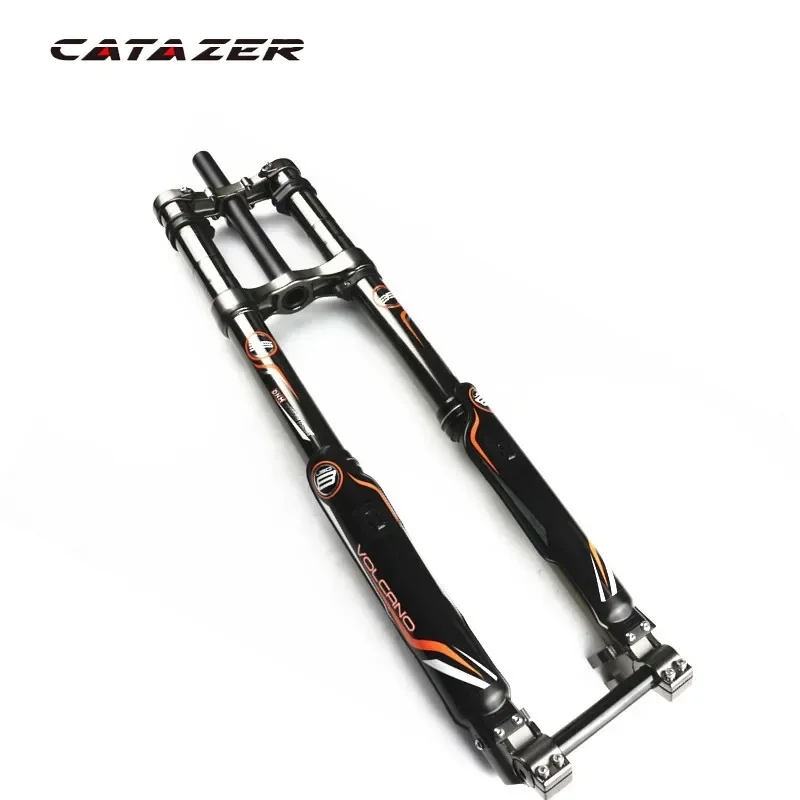 

26 / 27.5 inch Bike Front Forks Downhill Mountain Bike Air Suspension Fork 203mm 20mm Axle Dual Brake Bicycle Forks USD-8S