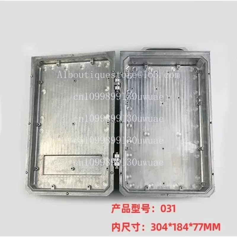 

Корпус A-031 Литой алюминиевый корпус Корпус усилителя Открытый водонепроницаемый ящик304*184*77 мм