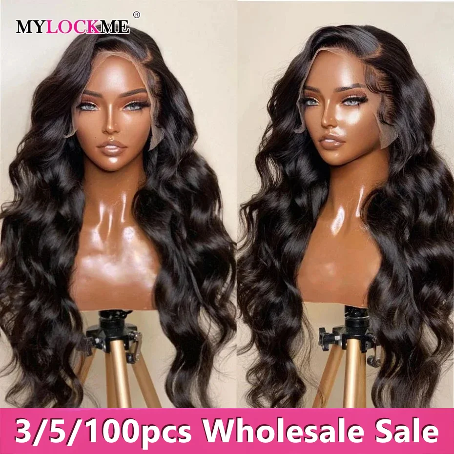 

13x4 Lace Frontal Wig Brazilian Body Wave 13x6 Transparent Lace Front Human Hair Wigs Pre Plucked 4x4 Lace Closure For Women