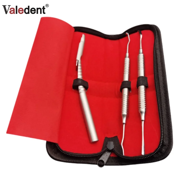 Dental Implant Autologous Bone Chip Collector Straight Bending Scraper Cortical Bone Scraper Bone Scraper Blade Bone Planer Oral