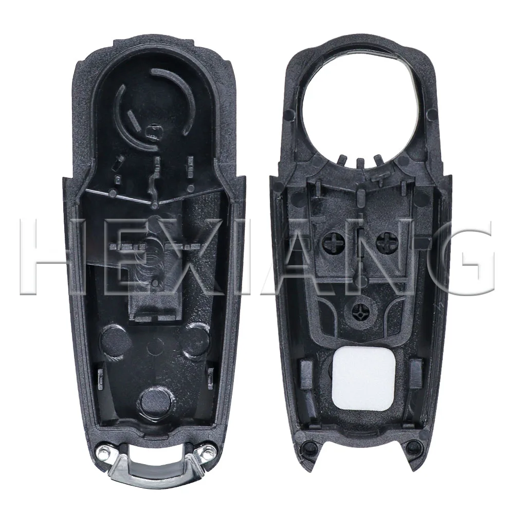 He substituição 2 botões chave remota do carro escudo habitação fob caso sem logotipo para opel zafira astra tt 2 portas gtc roadster