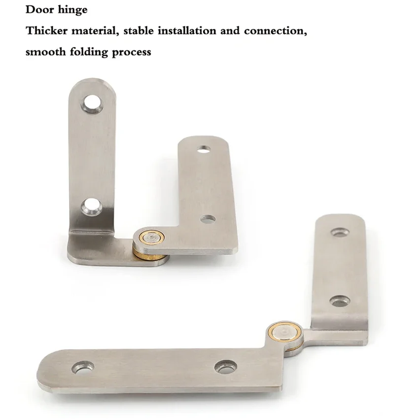 180° Folding Door Pure 304 Stainless Steel Hardware Accessories Flat Folding Door/Bi-folding Door Functional Parts Hardware Sets