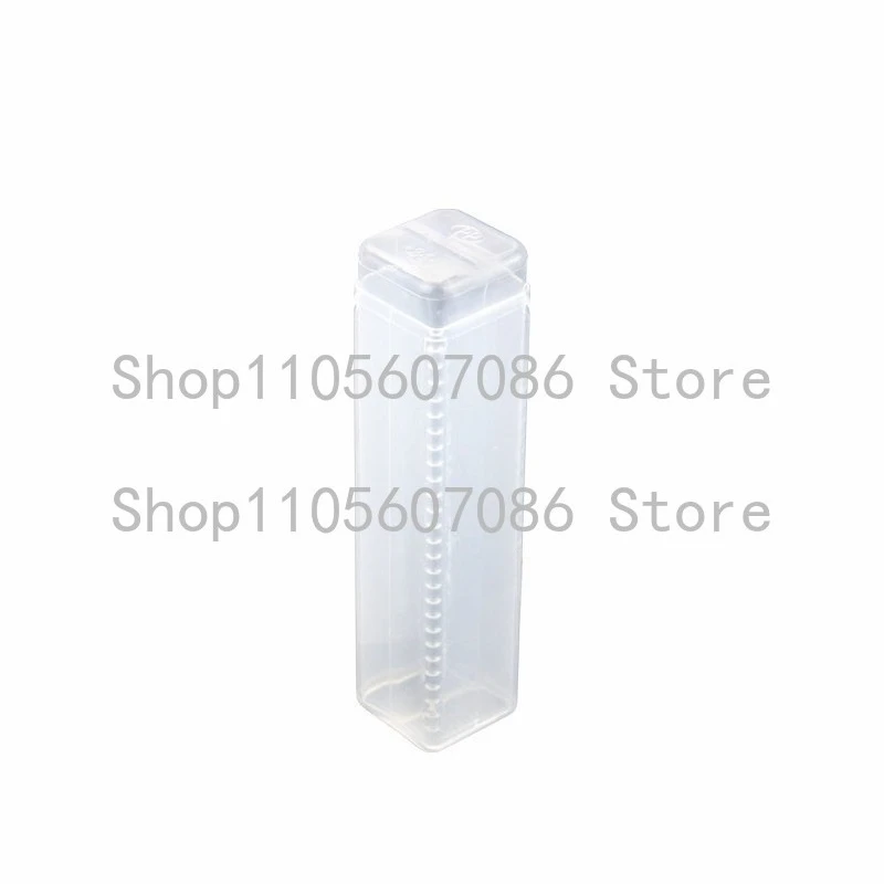 Transparent Plastic Box Drilling Bit Milling Cutter Box Storage Machine Tool Accessories Hardware Tools, Pack of 50