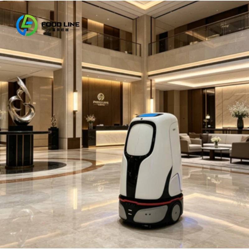 Custom Intelligent Welcome Robot, Voice Interaction Mobile Reception Robot for Hotel Mall Lobby Commercial Customer Service