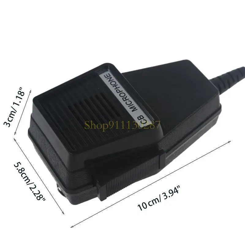 J1HC 4 PIN CB Mikrofon zastępujący szum hałasu MIC dla supergwiazdy dla Uniden dla radia audiolinowego