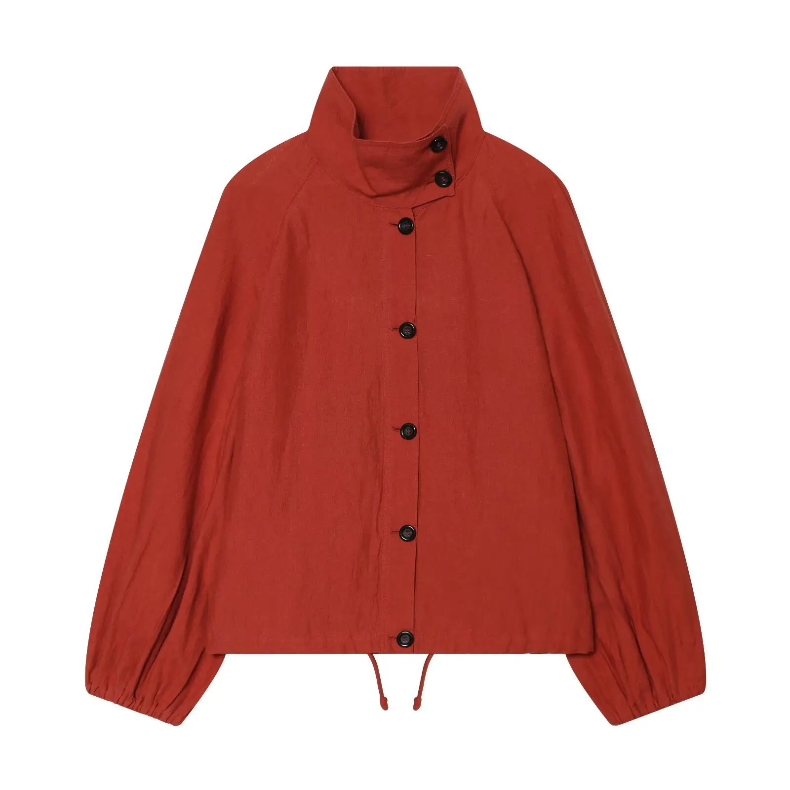 Dave&Di New European And American Style Women's Red Loose Pilot Jacket For Summer 2026