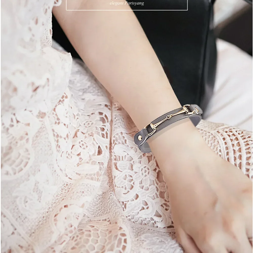 Kirykle Высококачественный браслет из искусственной кожи для женщин ярких цветов, двухслойный браслет в стиле панк, кожаный браслет, Рождественский подарок