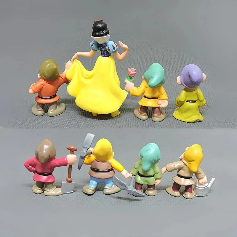 DSN Princess Snow White Action Figure The Seven Dwarfs Anime Figures Dolls Toys Cake Wedding Decoration Birthday Gifts view 3