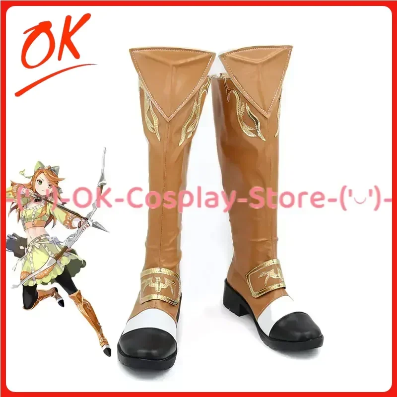 

[Customized] Fire Emblem Engage Etie Cosplay Shoes Anime Game Roleplay Costume Prop Halloween Carnival Party PU Leather Boots