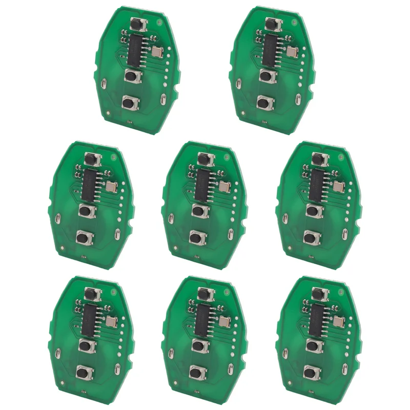 

8X 3-кнопочный пульт дистанционного управления автомобильным ключом 315 МГц/433 МГц для BMW 3 5 серии E46 E39 EWS без корпуса ключа