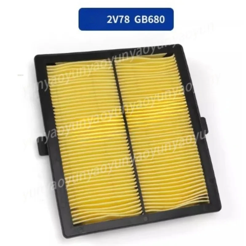 2 Pieces, Suitable for Double-cylinder 10kW Generator 2V78F Air Filter Element GB680 Paper Air Filter, Air Filter