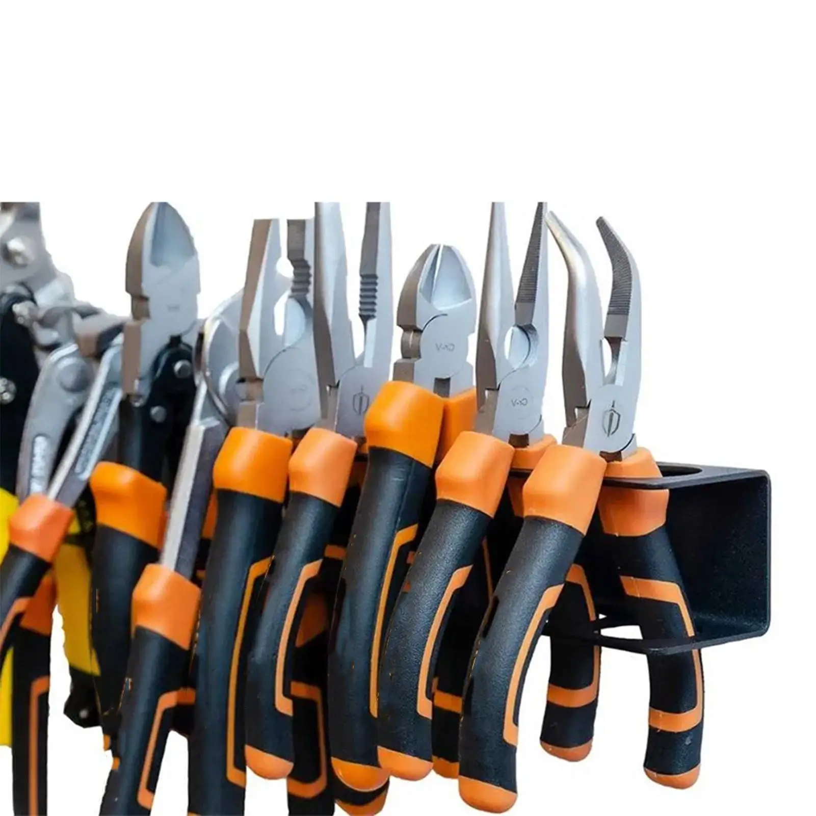 Wall Mount Wrench Screwdriver Organizer Rail Rack Storage Holder Garage Workshops Hand Tool Organization Rack