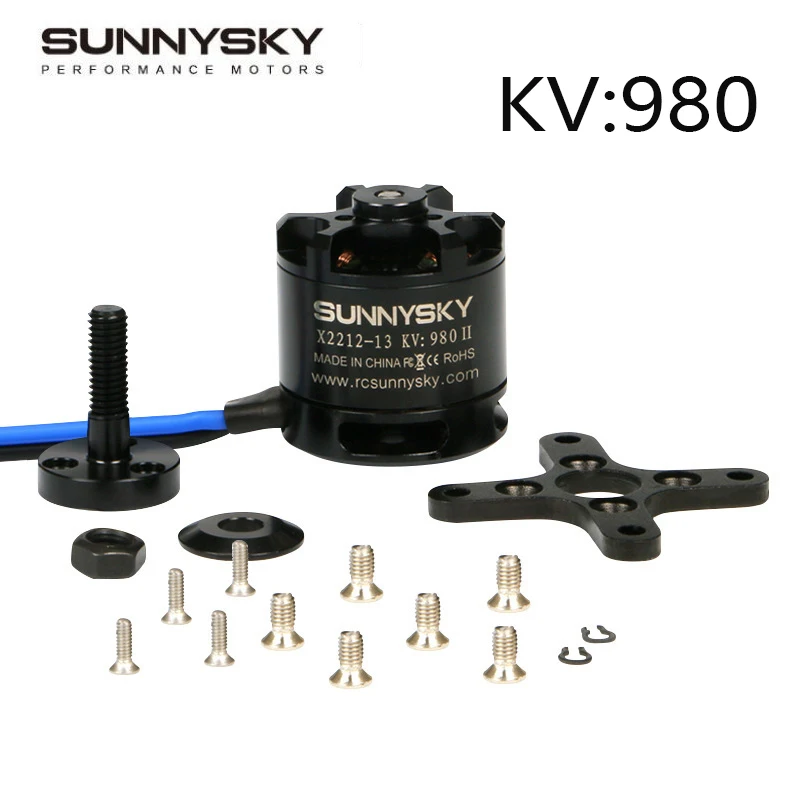 2/4Pcs Sunnysky X2212 980KV/1250KV/KV1400/2450KV 2-4S Brushless Motor (Short Shaft) For RC Quadcopter With Multiple Rotors