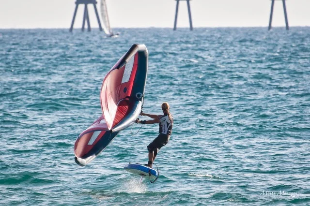 Kitesurf-Tabla de hidrolámina alimentada por tabla de surf