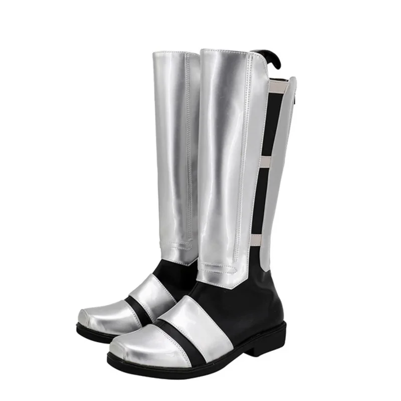 RealCos Cosplay Shoes Star Darth Revan Wars Silver Boots Costume Halloween Party Outfit per accessori donna