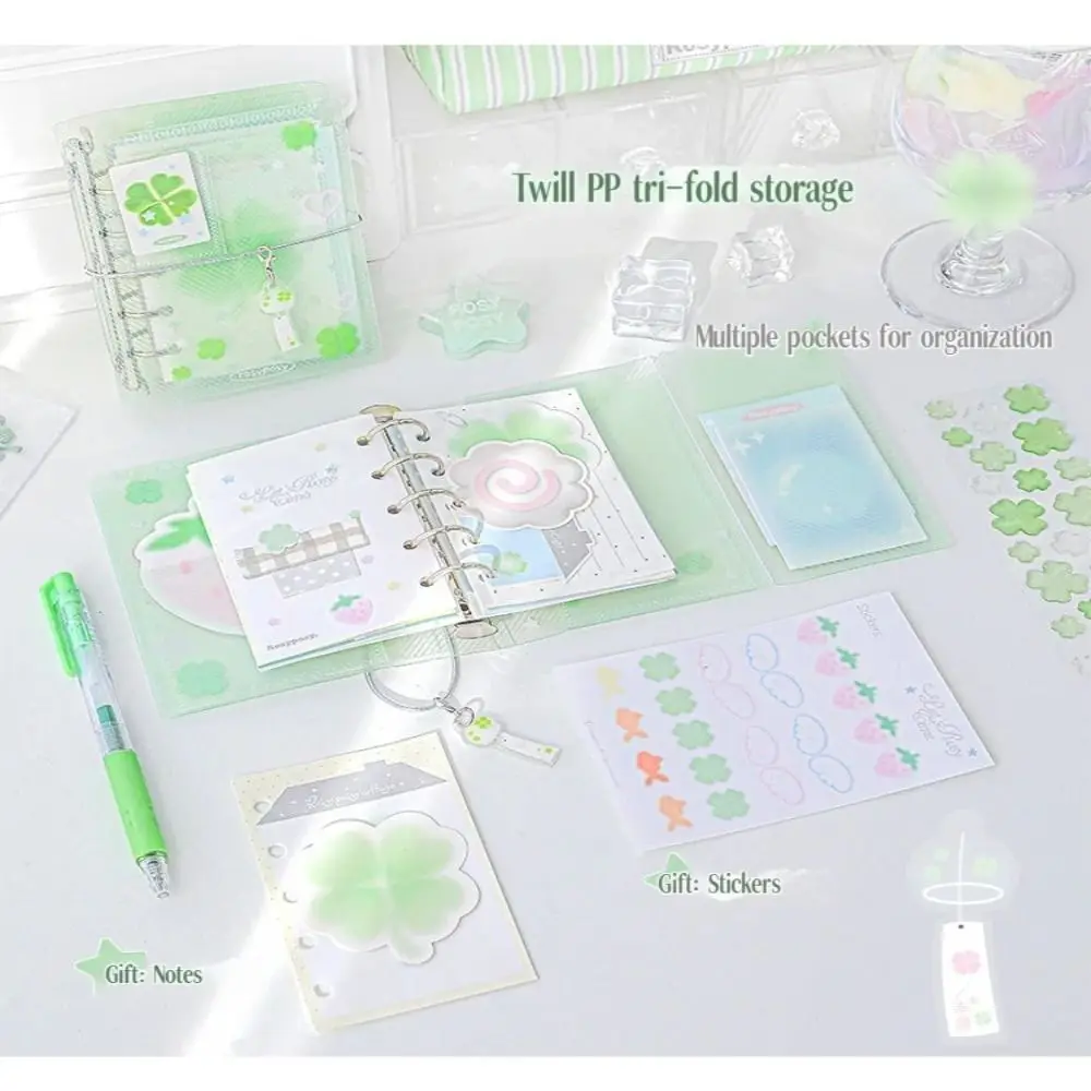 2025 Kawaii M5 노트북 PP 휴대용 핸드북 Parper 바인더 플래너